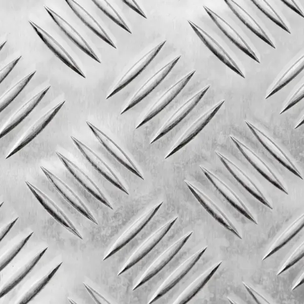 Лист алюминиевый рифленый АМг2H2 2,0x1200x200 Квинтет